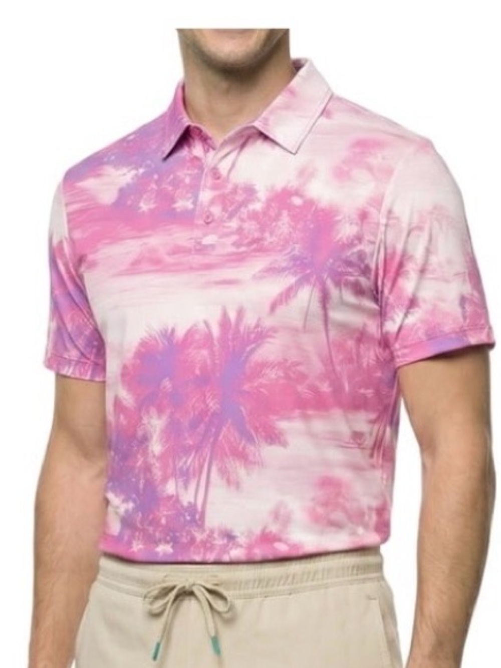 Birdie Bound Men’s Size M Vintage-Inspired Honolulu Short Sleeve
Golf Polo Shirt